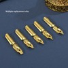 Feather Pen Set with 5 Interchangeable Nib Letter Opener Pen