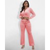 SMSN Women Sweatsuits Set Velvet 2 Piece Tracksuit Outfits Velour