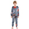 V.&GRIN Boys Fleece Pajamas, Soft Cozy Pullover Sweatshirt Pants Set
