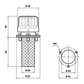 Hydraulic Filter, Filling and Breather Filter Qmax. 200 L/Min 10 Micron, TA – 16 1/2)