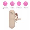 Seviete Funda Para Brochas De Maquillaje Portátil Con Broche