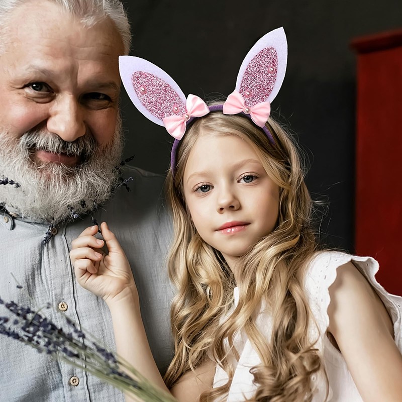 Headband Rabbit Ears Easter, Cute Easter Bunny Headband Children, Interesting