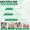 FUNFERY 100 PCS Precut Vacuum Sealer Bags for Food 11"x16"/8"x12"/6"x10"