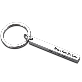 Funny Fathers Day Giftss for Son Teens Boys Girls from Mom Dad Valentines Day Gifts Basket for Kids Boys Girls Don't Do Stupid Sht Keychain Stocking Stuffers for Kids Teens Girls Boy Daughter Son