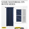 NICETOWN - Cortinas opacas con bolsillo para cortinero (106.7 cm