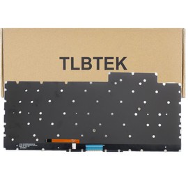 TLBTEK Backlight Keyboard Replacement Compatible with Asus ROG Zephyrus G15 2021 GA503 GA503Q GA503QR GA503QS and ROG Zephyrus M16 GU603H Series Laptop