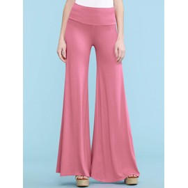 MBJ WB750 Womens Chic Palazzo Lounge Pants XXL Pink