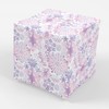 Stesha Party Purple Snowflake Christmas Wrapping Paper - Folded Flat