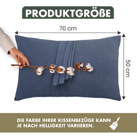 Terra Beds Cushion Cover 50 x 70 cm Cotton Jersey 160 g/m² - Pillowcase 50 x 70 cm Set of 2 with Zip, Stretchy Knitted Fabric, Breathable - (Anthracite Grey)