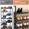 LANTEFUL 6 Tier Shoe Rack, Shoe Organizer Storage for 24-30