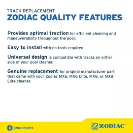 Zodiac Baracuda R0526100 Track Replacement for Baracuda MX8 Suction-Side In-Ground...