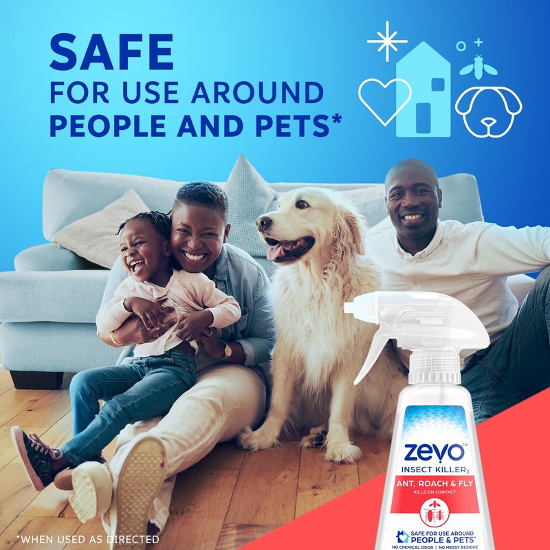 Zevo Flying Insect Killer Spray - Bug Spray for Home