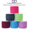 CleverDelights 2mm (1/16") Elastic Cord - Plum - 30 Feet