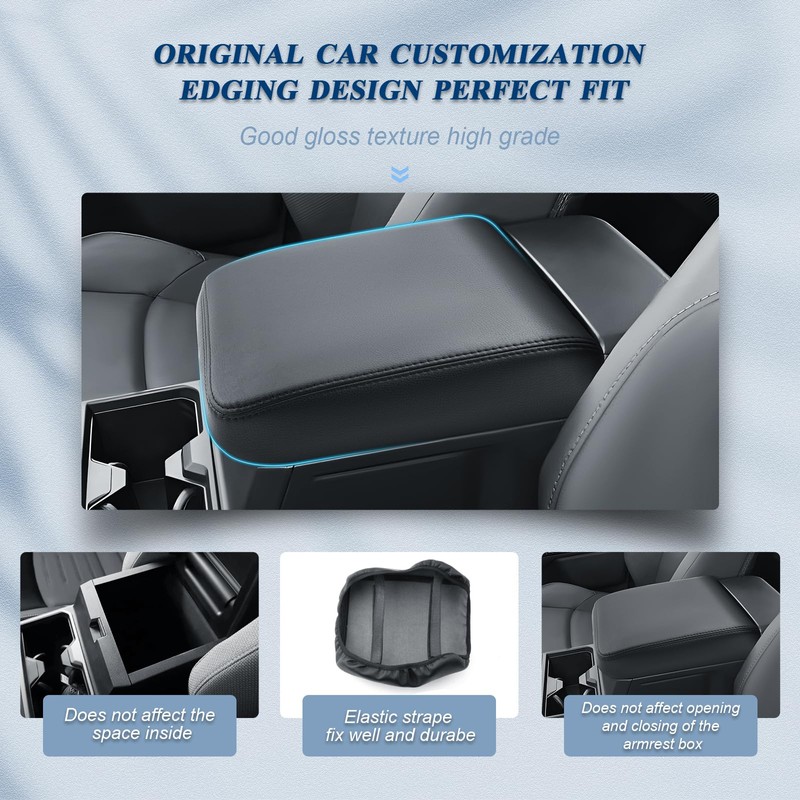 BIBIBO for 2025 2026 Toyota 4Runner Center Console Armrest Cover