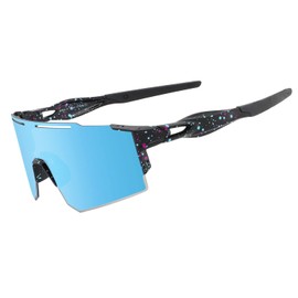 Eninedeuisou Sunglasses Cycling Glasses for Men Women UV 400 Protection Protective Glasses MTB Sports Glasses for Outdoor Sports Cycling Driving Running Golf Baseball