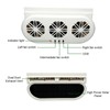 3-Fan Car Exhaust Fan USB Air Circulation Fan Ventilator Silent