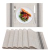 Lucas Forest Kitchen Placemat Set 6, Vinyl Table Protector Dining
