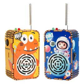 Science Kits für Kinder Alter 6-12 12-14, STEM Kits für Kinder Alter 6-10, Bauen Sie Ihr eigenes Walkie-Talkie Kit, DIY Elektronische Handwerksprojekte Geschenke für Mädchen Jungen 6+ Jahre alt