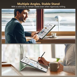 TiMOVO Stand Case for Remarkable Paper Pro 11.8 Inch 2024, Multi Angle Foldable Folio Cover with Pen Holder for Remarkable Paper Pro Color Tablet, Support Auto Wake/Sleep, Mint Green