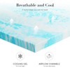 DUMOS Memory Foam Mattress Topper Queen, 2 Inch Thick Gel
