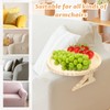 Healife Folding Sofa Tray, Armrest, Adjustable Sofa Tray with Drink