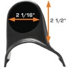 GlowShift Universal RHD Black Single Pillar Gauge Pod - Fits