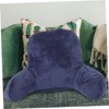 Alipis Luxury Bed Pillow Backrest Soft Velvet Pillow for Reading