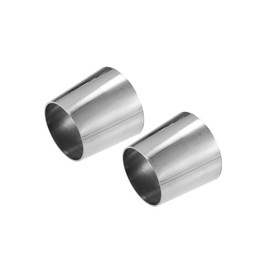 VekAuto Car Mandrel Exhaust Bend Elbow Pipe 304 Stainless Steel Concentric Reducer 2.5" OD to 3" OD 2pcs Auto Accessories