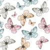 20 Napkins Flying Butterflies Pastel Animals Animal Motif Spring Summer