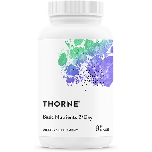 Thorne Basic Nutrients 2/Day - Comprehensive Daily Multivitamin with Optimal