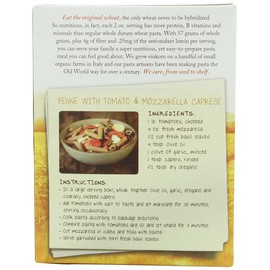 Jovial Penne Rigate Einkorn Pasta | Organic Whole Grain Penne Rigate | Non-GMO | High Protein | Lower Carb | USDA Certified Organic | Kosher | Delicious Pasta | Made in Italy | 12 oz (6 Pack)