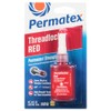 Permatex 26210 Permanent Strength Threadlocker Red, 10 ml