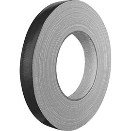 Velox Unisex's Economy Reinforced Cotton Rim Tape, Black, 50m x 18mm