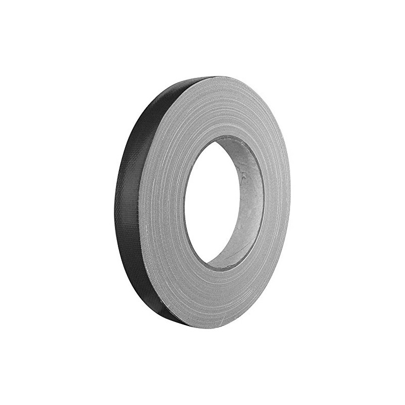 Velox Unisex's Economy Reinforced Cotton Rim Tape, Black, 50m x