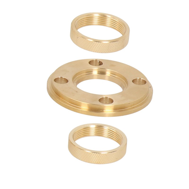 11Pcs Brass Router Template Guides Set for Dovetailing, Hinge Routing,
