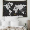 CAPSCEOLL World Map Tapestry for Kids Student Wall Tapestry World