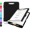 Sooez Clipboard with Storage, High Capacity Nursing Clip Board 8.5