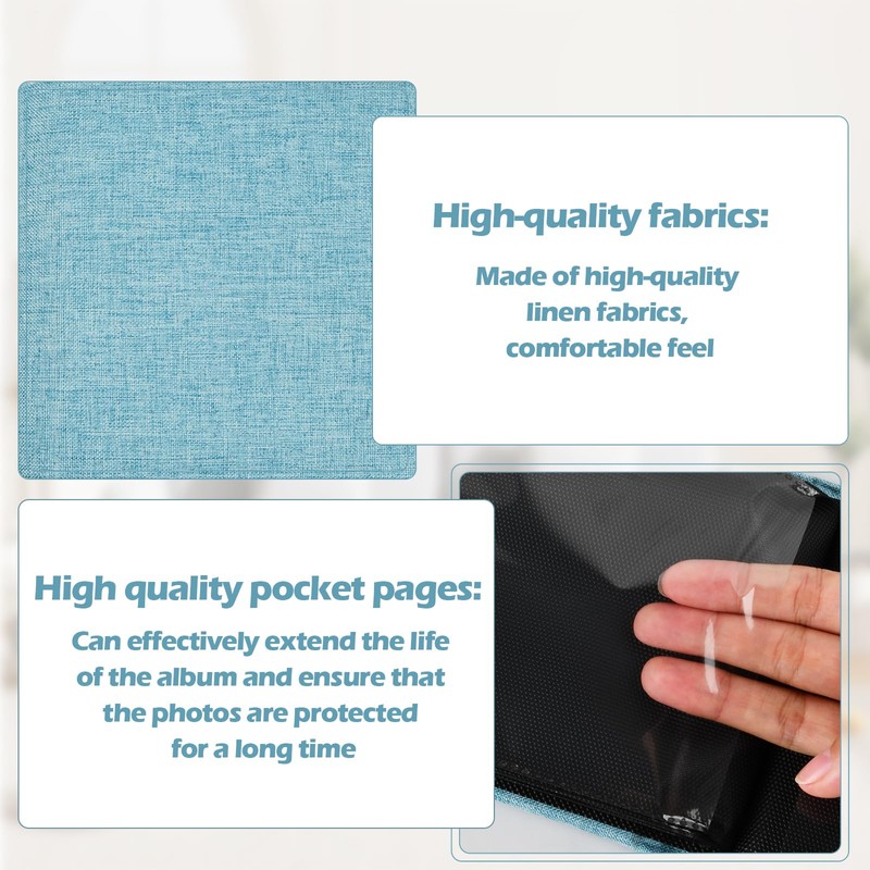 Pack of 2 Photo Albums, 10 x 15 cm Photo