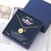 CERSLIMO Birthday Gifts for Her Birth Flower Necklaces, 18K Gold
