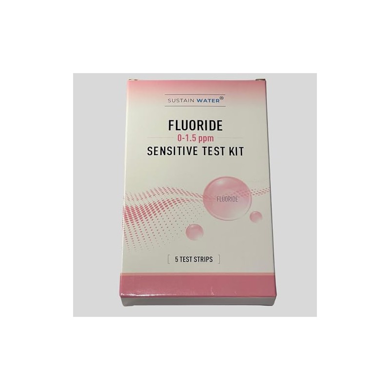 Drinking Water Test Kit for Fluoride, High Sensitivity Tap Water