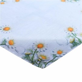 texpot Tablecloth 85 x 85 cm with print chamomile flowers butterflies Easter spring