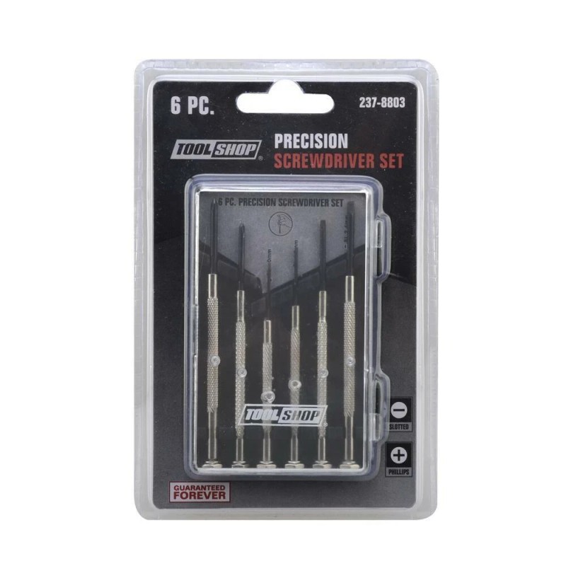 Tool Shop Precision Screwdriver 6 Piece Set Small Electronic Device,