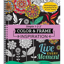 Color & Frame - Inspiration (Adult Coloring Book)