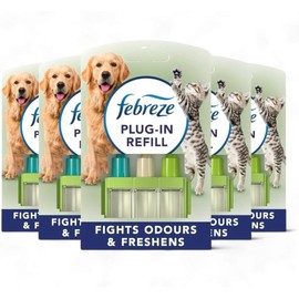 5 x 20 ml Febreze 3Volution Plug-In Refills – Pet Odour Fighter with Fresh Scent