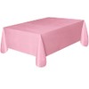 QQOUTLET Pack of 4: Disposable Plastic Tablecloths/Table Covers, 54 x
