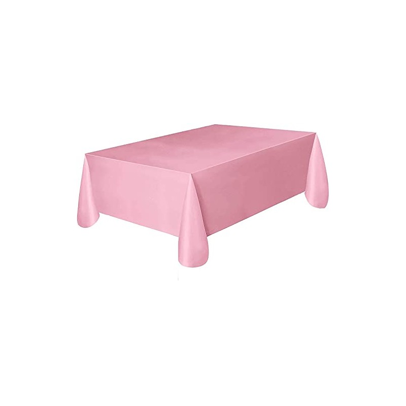 QQOUTLET Pack of 4: Disposable Plastic Tablecloths/Table Covers, 54 x