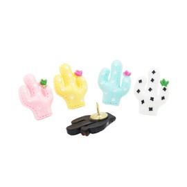 KOTU 20 Pack Decorative Thumbtacks Reative Cactus Shape Pushpins Drawing Pins for Feature Wall, Whiteboard, Corkboard, Photo Wall
