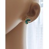 AnnBabic Abalone Shell Butterfly Stud Earrings for Women - Cubic