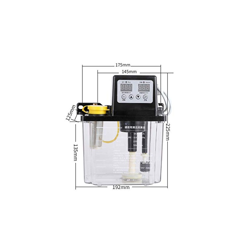 Automatic Electric Lubrication Pump Oiler 2L Lubrication Oil Pump Dual