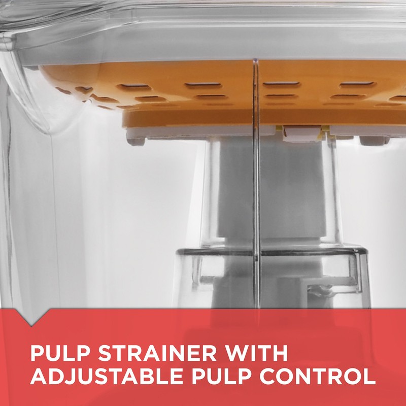 BLACK+DECKER 32oz Electric Citrus Juicer, CJ625, Pressure Activated, Adjustable Pulp